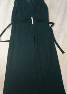 Green sparkly dress