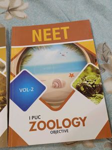 NEET Objective Zoology Books Vol 1 &amp; 2