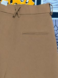 Stylish Brown Wide-Leg Pants