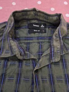 Men's Button-Down Plaid Shirt
