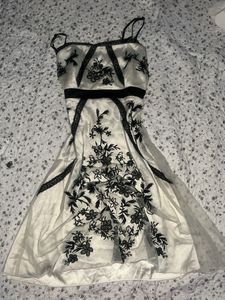 y2k gothic midi dress