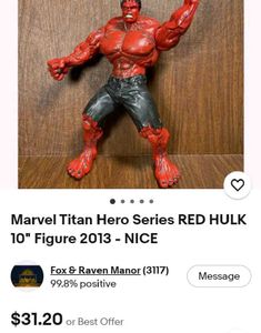 Red Hulk Action Figure
