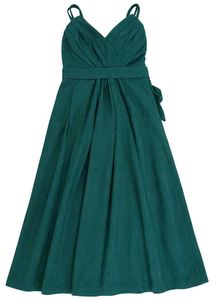Elegant Teal Midi Dress