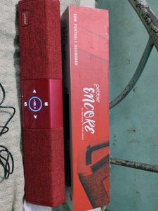 Pebble Encore Portable Soundbar - Red