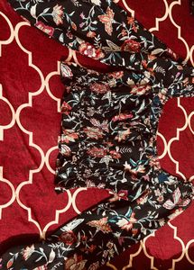 Floral Print Crop Top