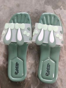 Black Rabbit 🐰 Color Slippers For Girl