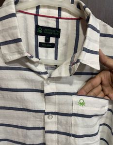 UCB Men’s Striped Long Sleeve Casual Shirt