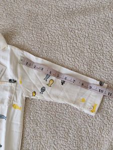 Cute Fish Print Long Sleeve Shirt for Kids