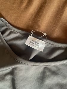 Gray Sleeveless Tank Top