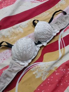Embroidered Lace Bra