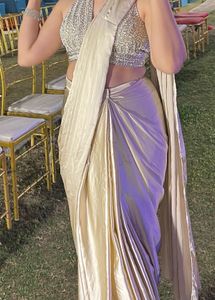 Ready to wear Sparkling Designer Saree Set