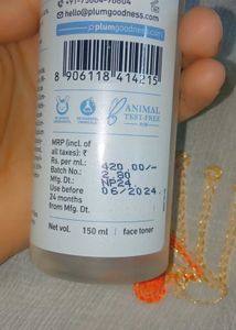 Plum Niacinamide Toner And Serum Combo