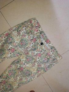True  religon Floral Print Pants