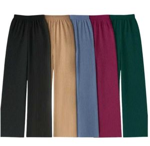 Pleated Wide Leg Trousers