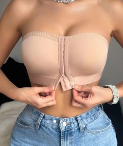 Strapless Front Closure Comfort Bra