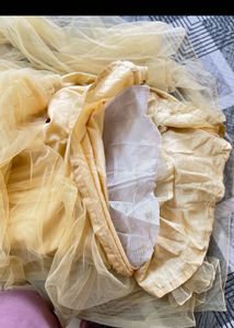 Stunning Yellow Embellished Gown