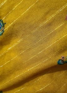 Elegant Yellow Printed joint sandha saree