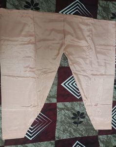 Peach Colour Three Piece Stitch Suit