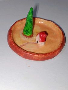 Handmade Clay Landscape Dish
