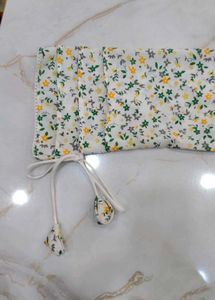Floral Print Asymmetrical Tunic Top