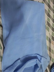 Light Blue Embroidered Gown