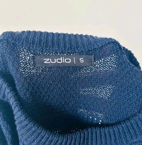 Men's Navy Blue Knit Sweater