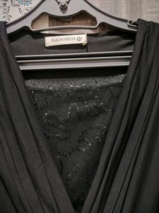 Little Black Dress With Sequin Detailing