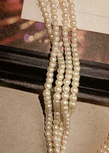 beautiful  white  beads chains