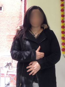 Black Furr Cap Coat