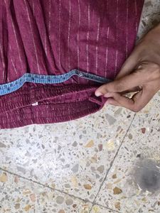 Maroon Kurta Set with Dupatta