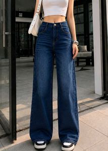 New Wide Leg Blue Jeans