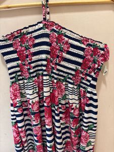 Floral Stripe Sundress