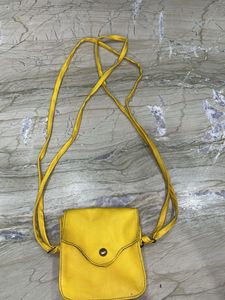 Bright Yellow Crossbody Bag