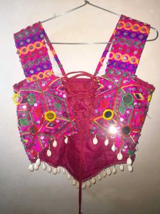 BRAND NEW UNUSED Mirror Work CORSET Blouse