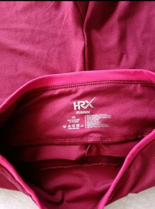 Hrx By Hrithik Roshan Womens Plum Rapid Dry Tights
