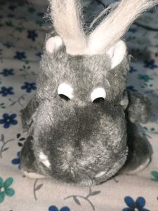 combo Cute Plush Bunny Toy(12cm) and baby hippo