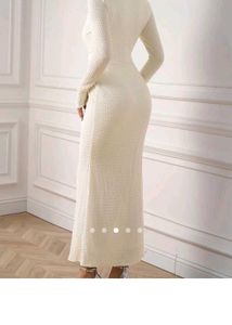 Savana Elegant White Maxi Dress