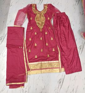 Suit Set 3pc New Condition Designer Magenta Color
