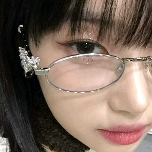y2k korean Oval Glasses