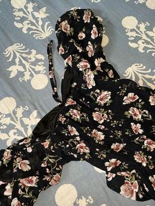 Chic Floral Print Midi Dress