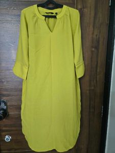 Lime Green Women’s Long Kurti/Tunic