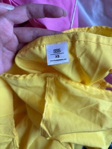 Vibrant Yellow Tiered Sundress