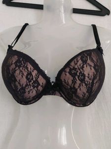 smart & sexy Black Lace Padded Bra