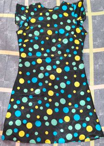 Retro Polka Dot Mini Dress