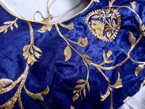 Silk Embroidery Lehenga Choli peach