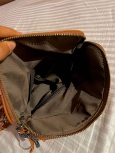 Lino Perros Brown leather Sling Bag