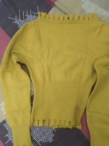 Yellow Knit Sweater