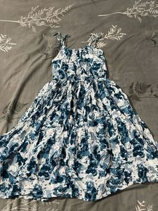 Blue Floral Sundress