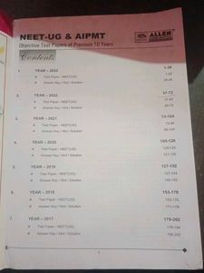ALLEN NEET-UG &amp; AIPMT Test Papers (2014-2023)