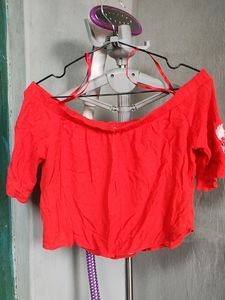 Sexy Off Shoulder Crop Top